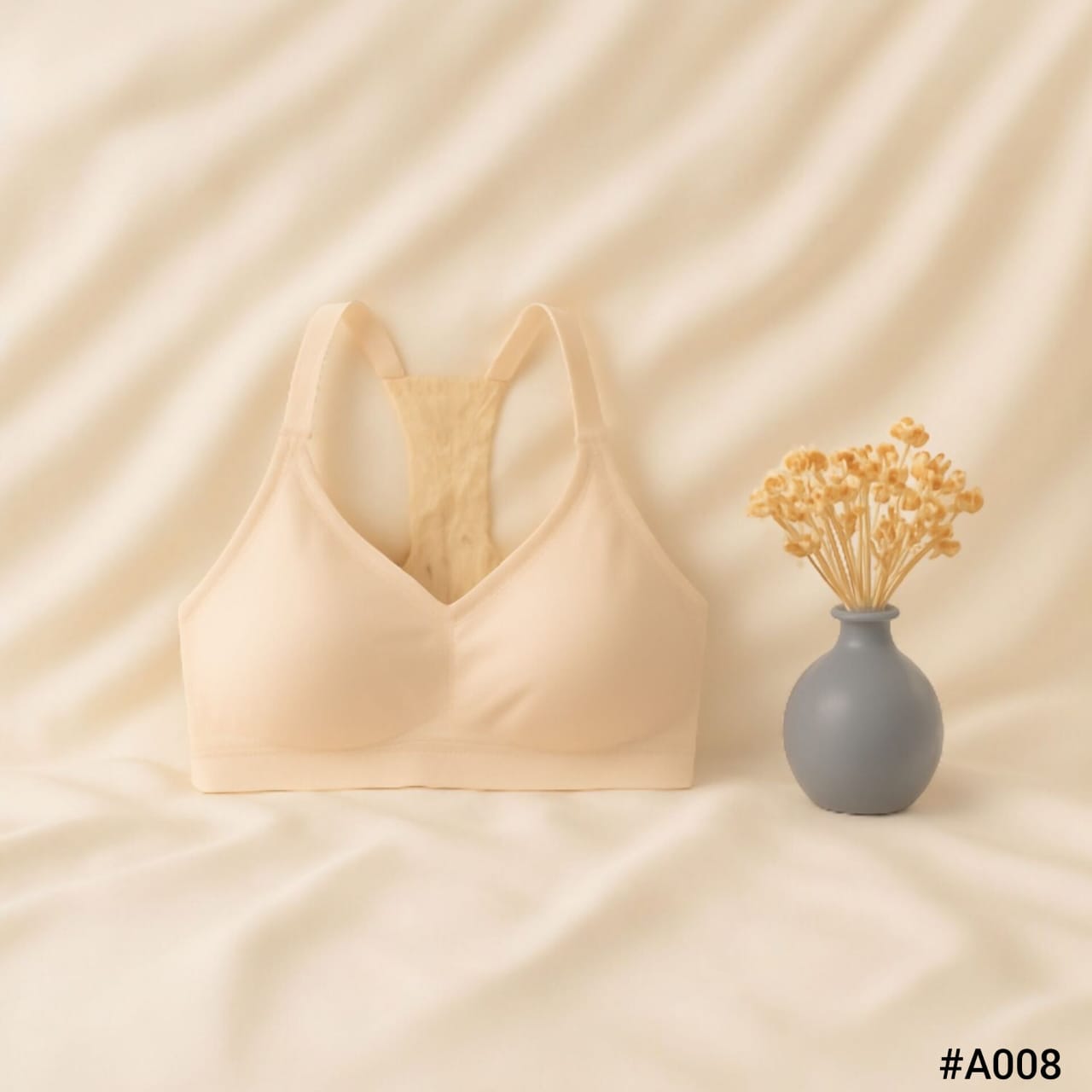 HighQuality Soft Padded Lace Back Lace Bra