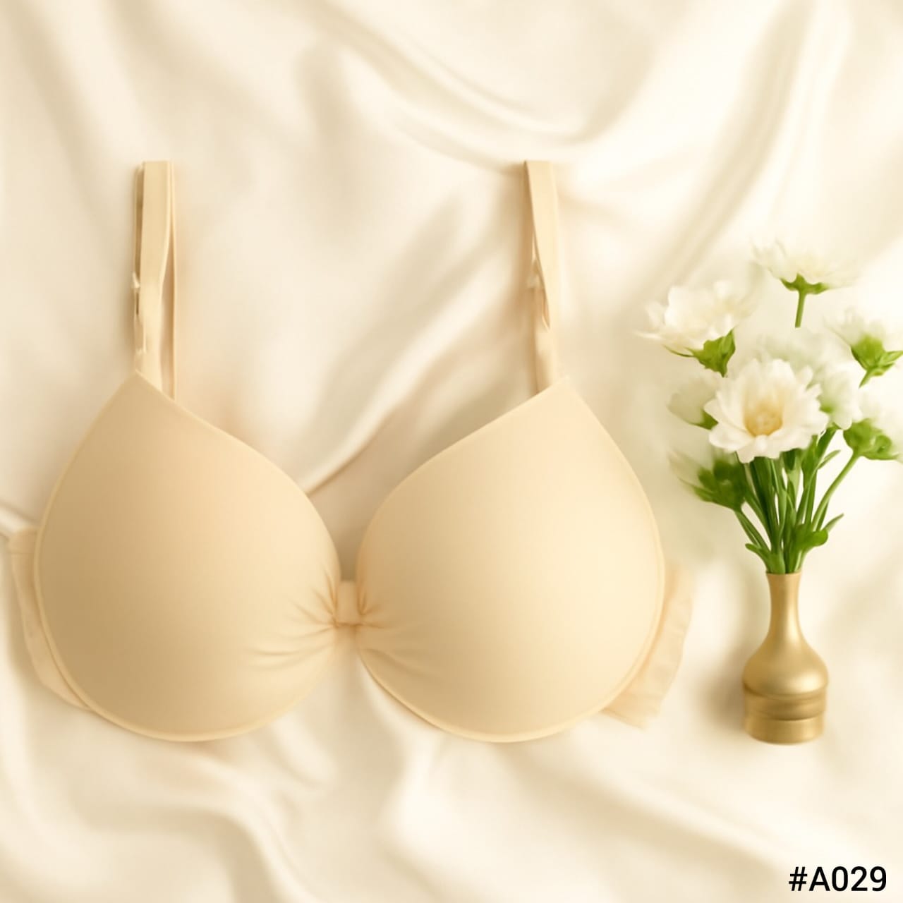 Front Knotted Soft Padded Bra