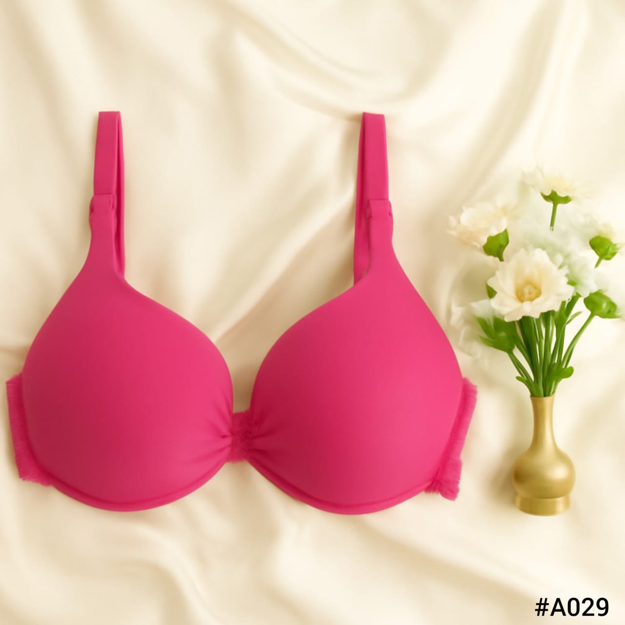 Front Knotted Soft Padded Bra