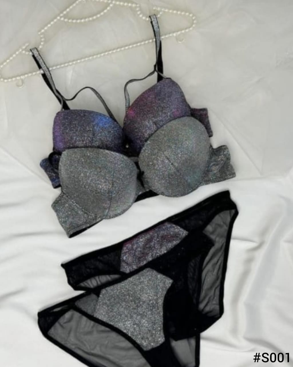 Sparkly MoonLight Bra and Panty Set