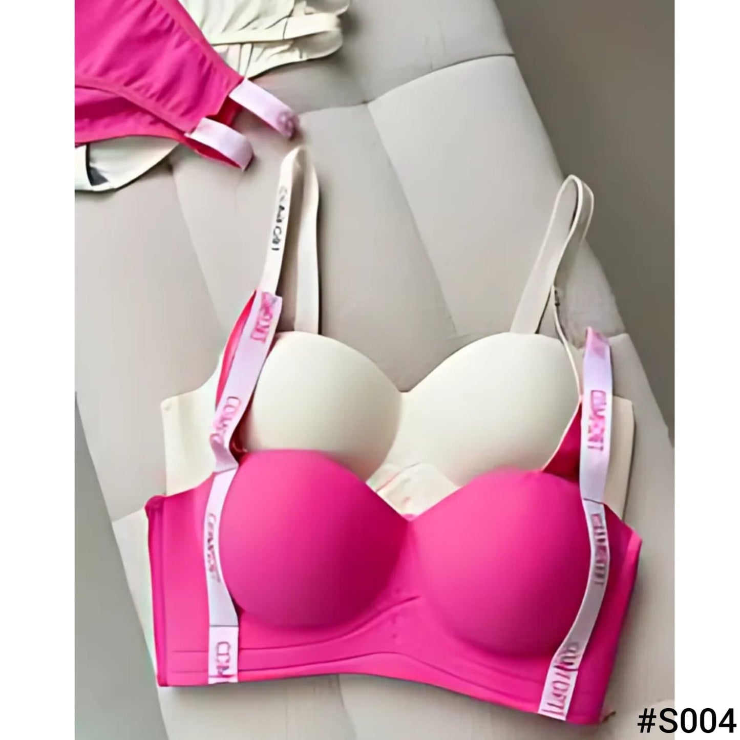 Trendy Padded Bra & Panty Set