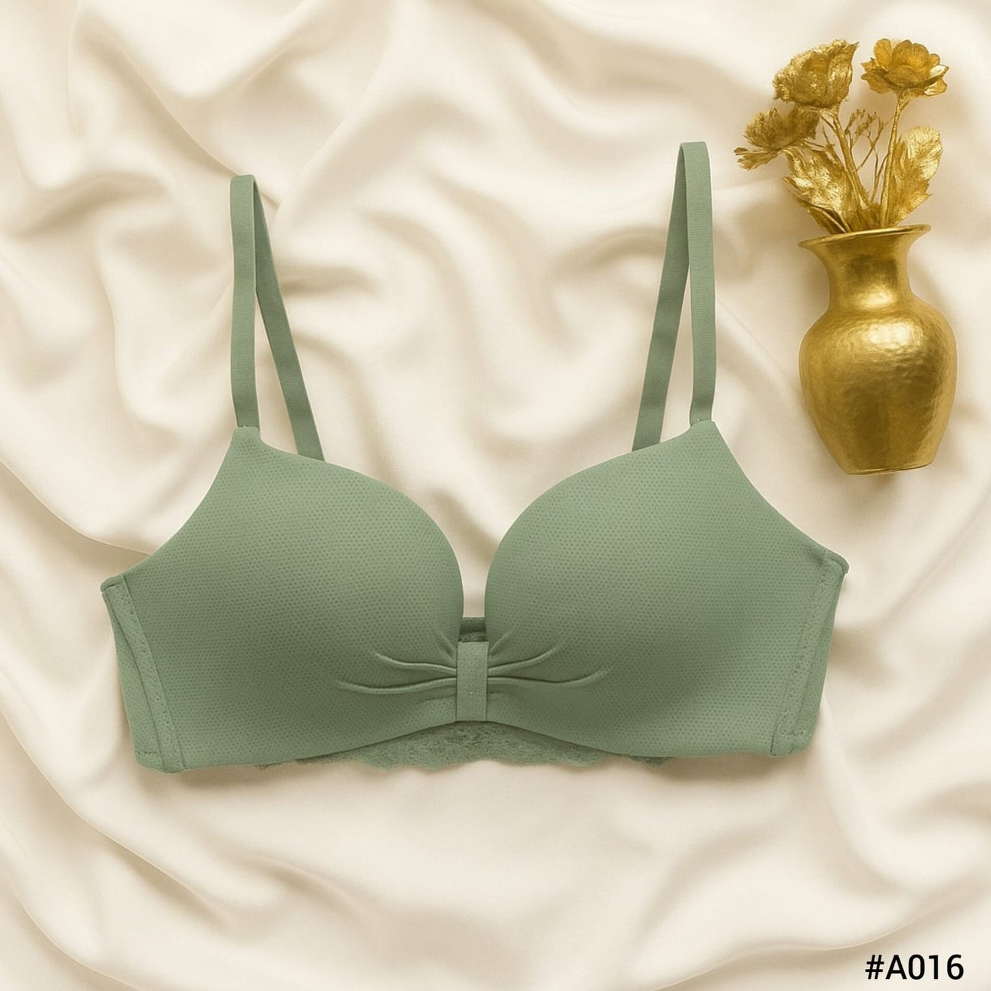 Imported Front Knot Padded T-Shirt Bra