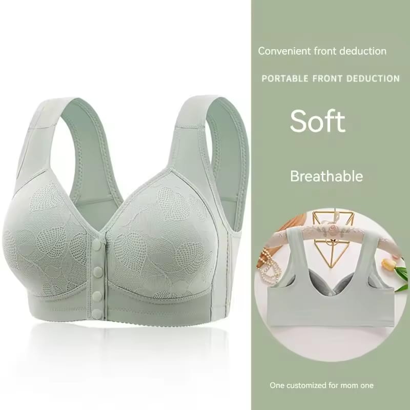 Soft Blossom Front-Closure Bra - Comfort & Support for Everyday Wear