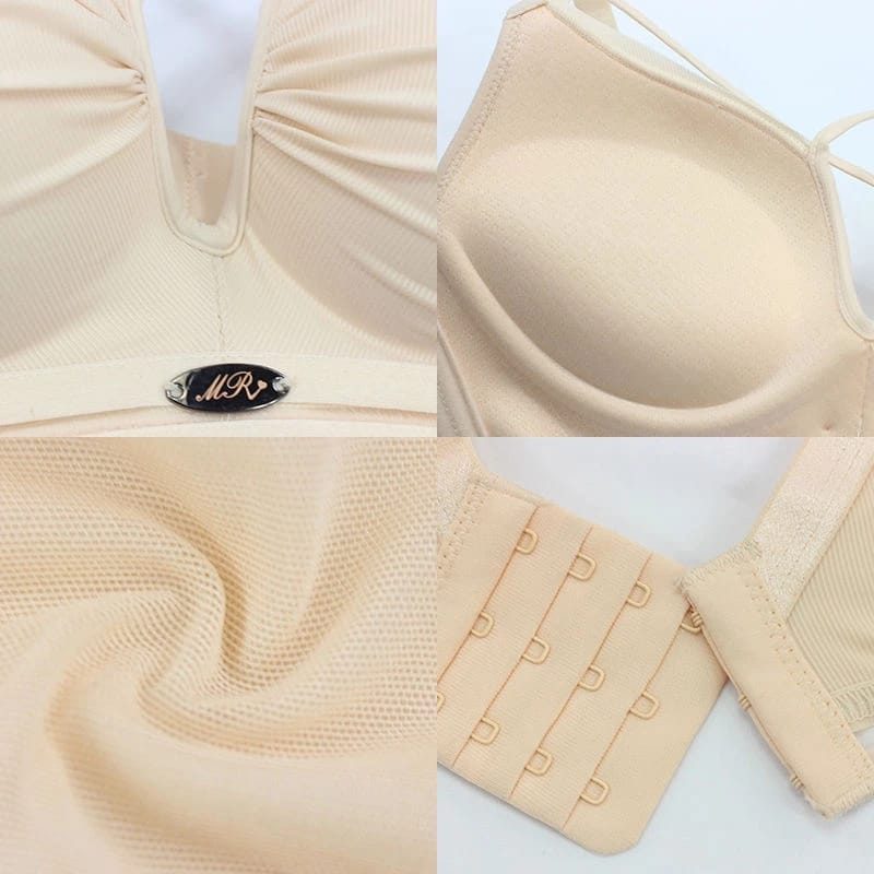 Chic Strappy Padded Bra – Stylish & Comfortable