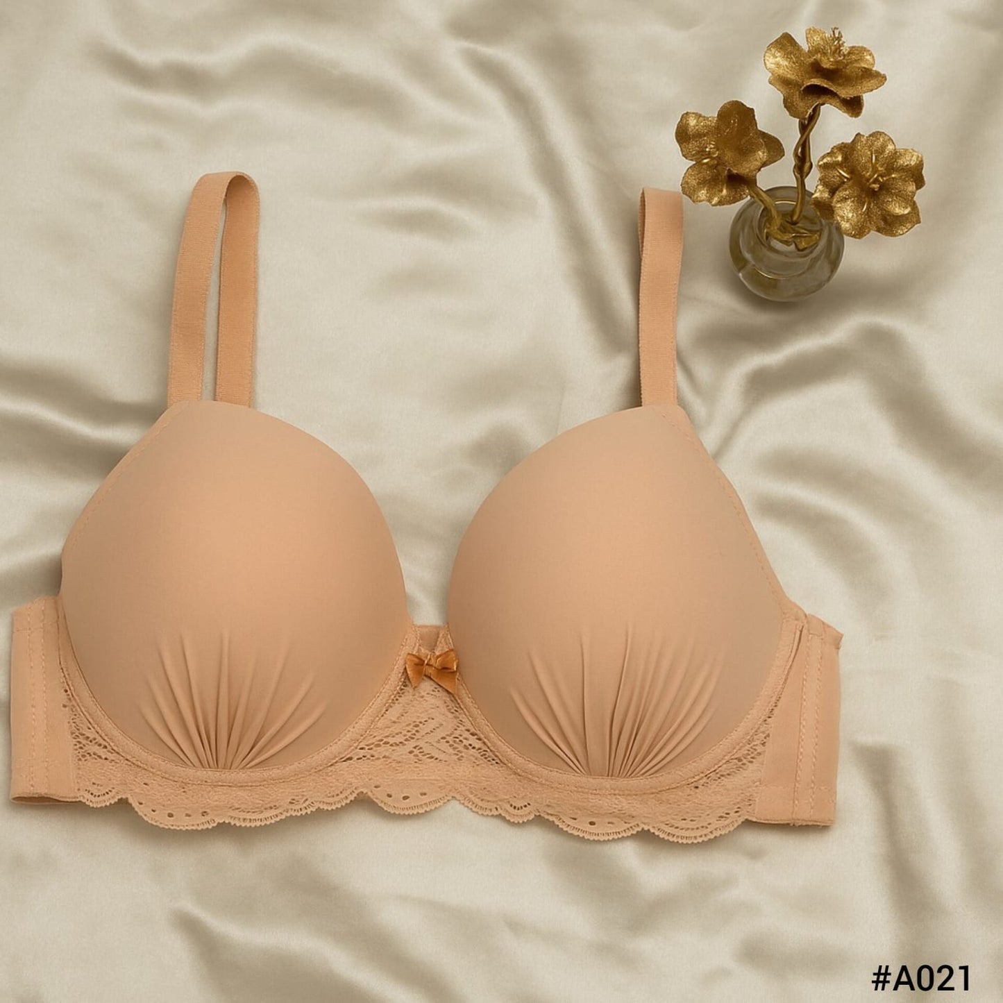 UnderWire Lace Trim Padded  Bra