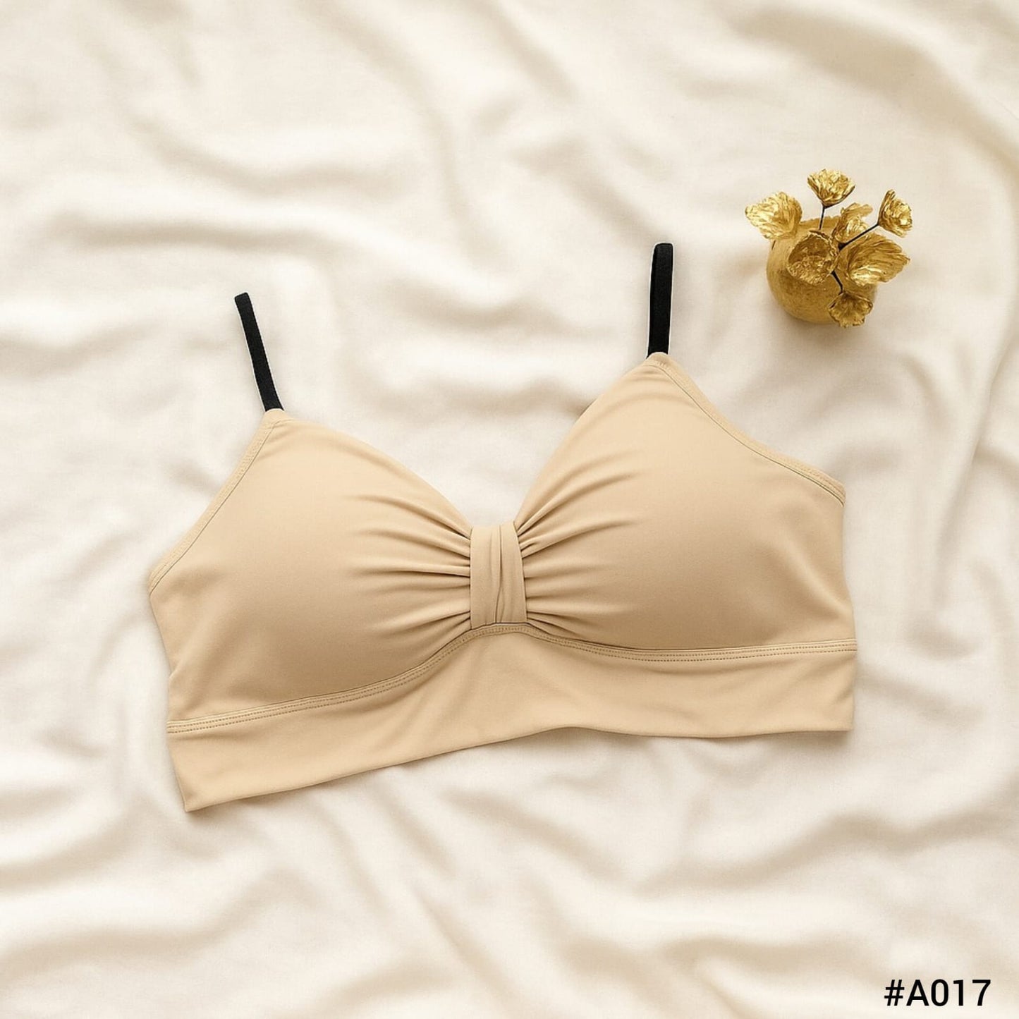 Imported Comfortable Padded Bra with Knot Detail – Perfect for Everyday Wear