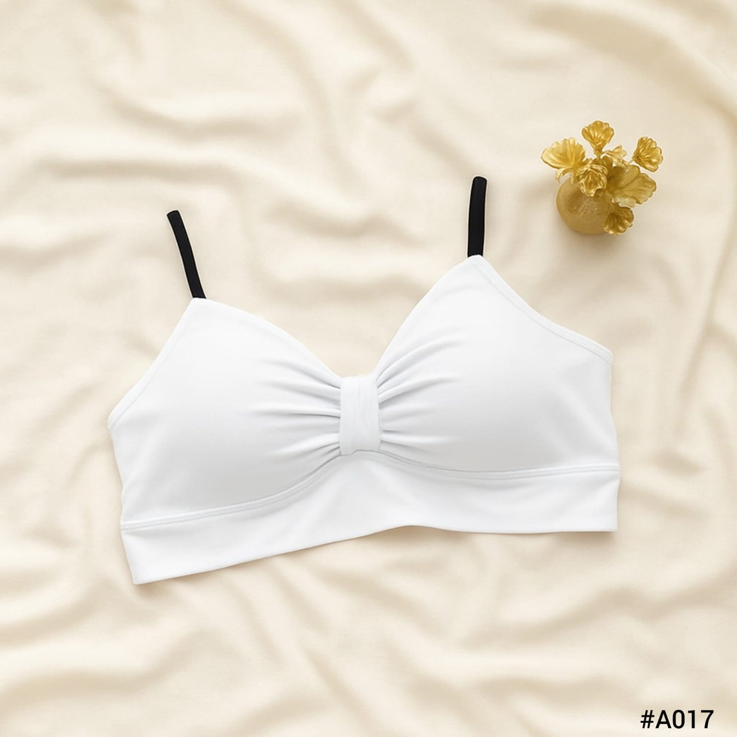 Imported Comfortable Padded Bra with Knot Detail – Perfect for Everyday Wear