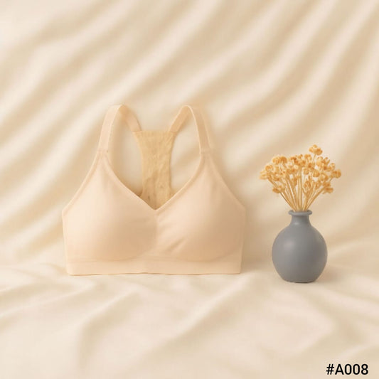 HighQuality Soft Padded Lace Back Lace Bra