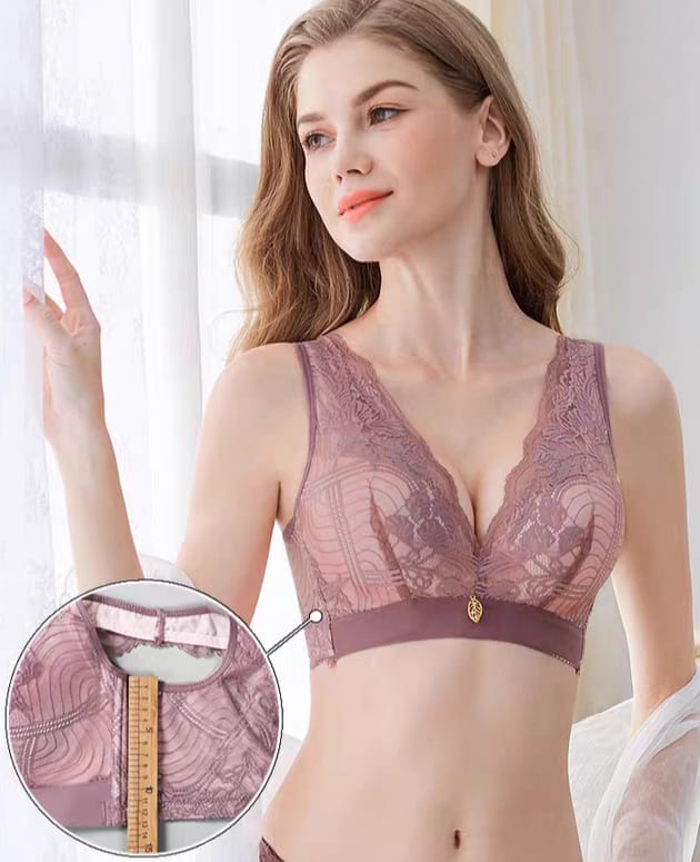 Women’s Elegant Lace Non-Wired Bra