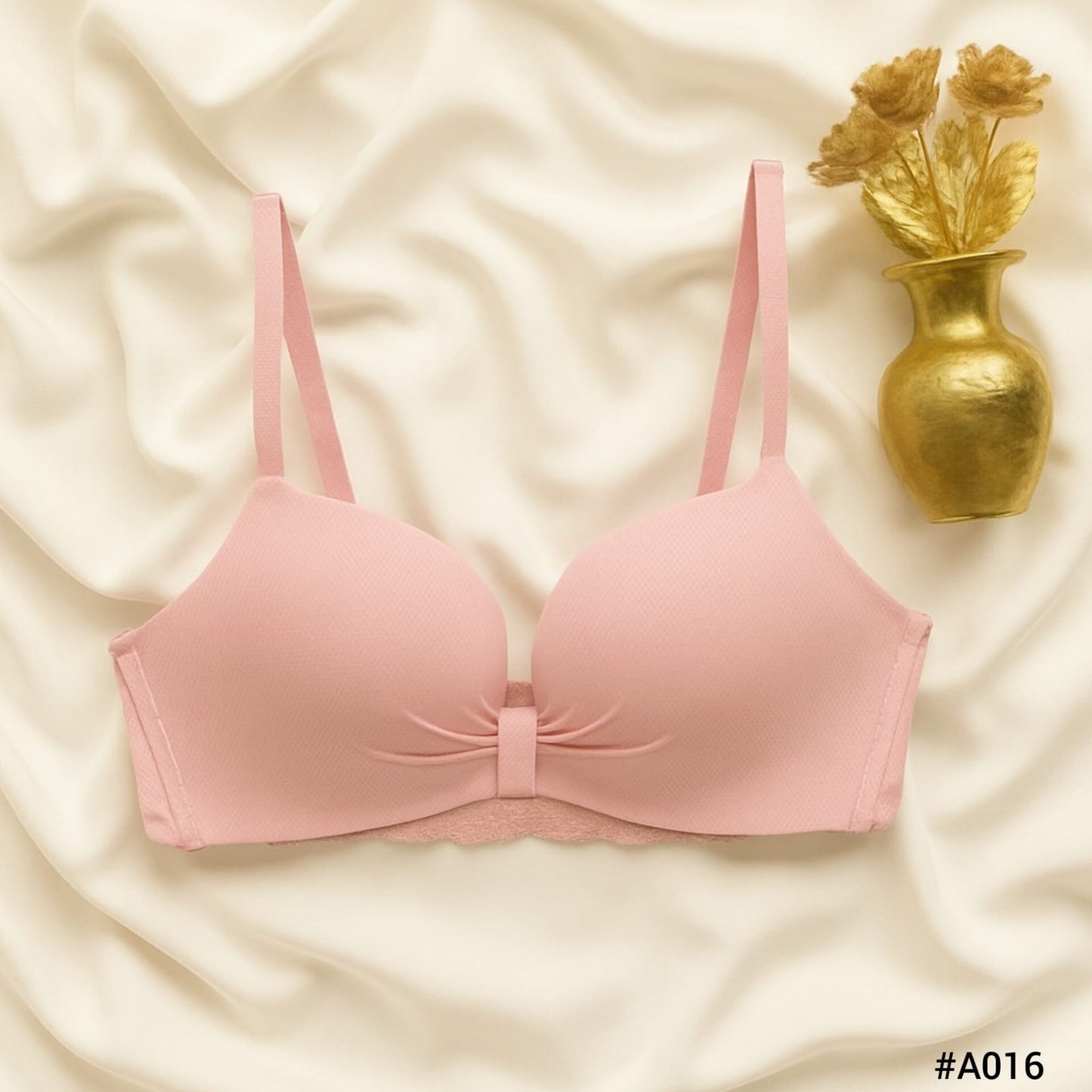 Imported Front Knot Padded T-Shirt Bra