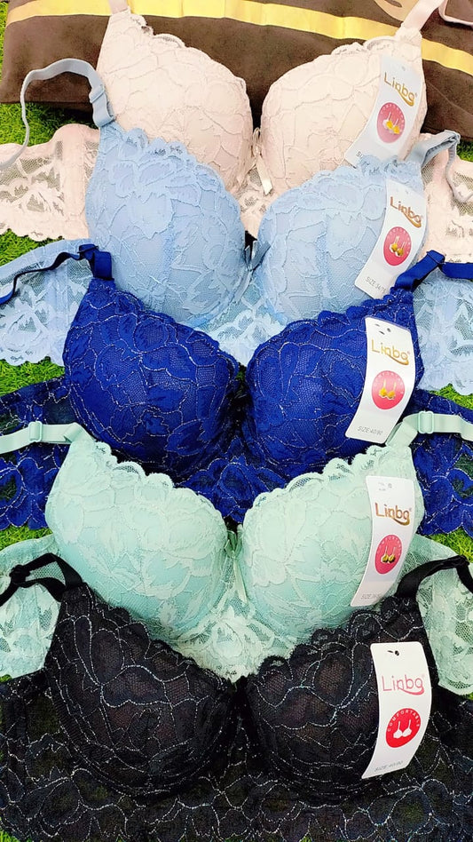 Fancy imported double-padded bra panty set