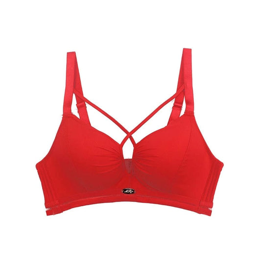 Chic Strappy Padded Bra – Stylish & Comfortable