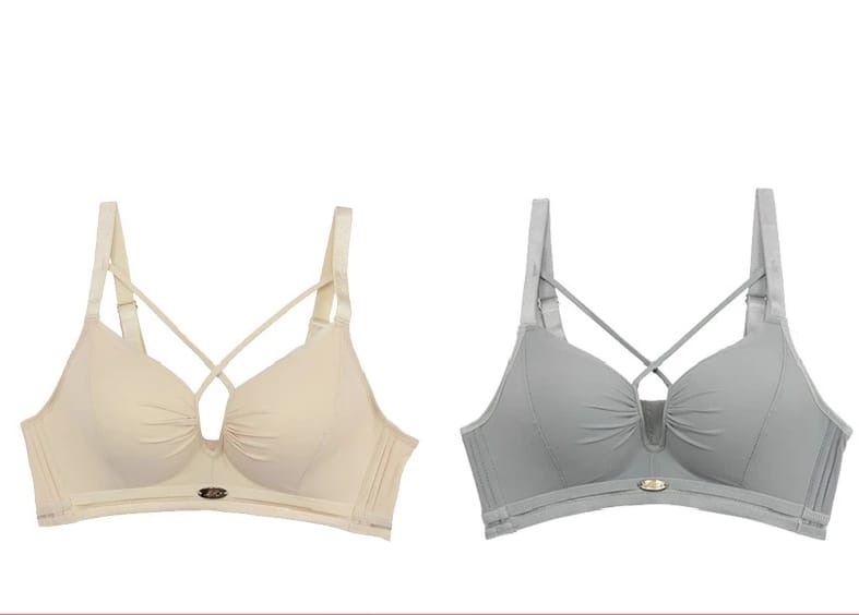 Chic Strappy Padded Bra – Stylish & Comfortable