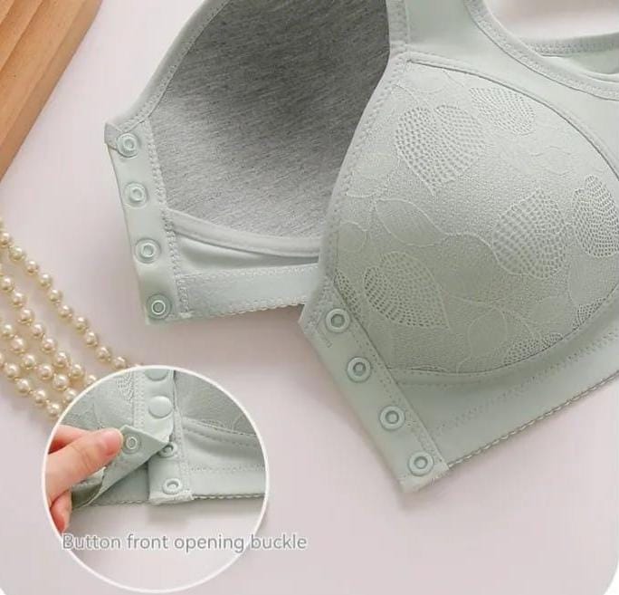 Soft Blossom Front-Closure Bra - Comfort & Support for Everyday Wear